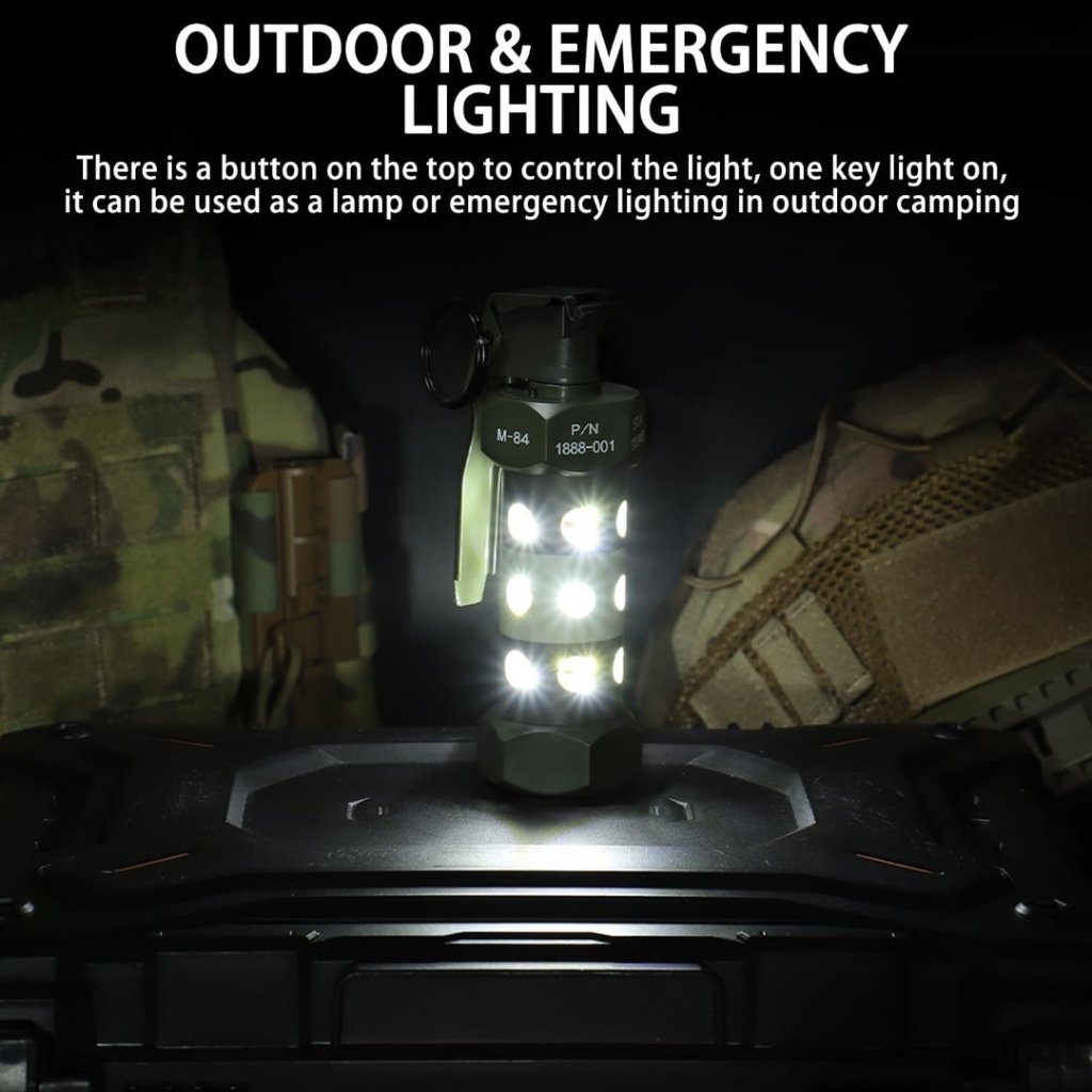 Led Flashbang UFC M84 Dummy Flashbang Grenade LED Functional Model - Gun Mall Hong Kong